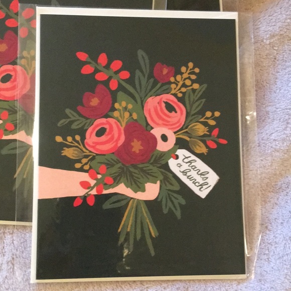 Rifle Paper Co. Other - Rifle Paper Co Floral Thank You Cards 8 blank NWT